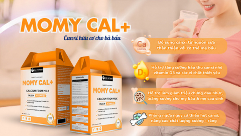 Canxi cho bà bầu Momy Cal+ xương chắc khỏe - mẹ an tâm