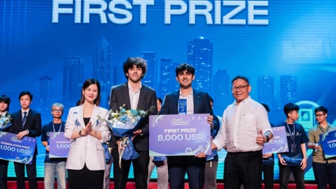 Đội thi Singapore giành quán quân Asian Hackathon for Green Future 2026 lần đầu tiên tổ chức tại Việt Nam