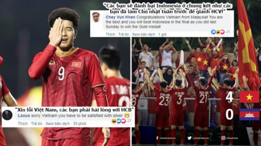 Khán giả ĐNÁ nói gì khi U22 Việt Nam 'đè bẹp' Campuchia, hẹn tái đấu U22 Indonesia?