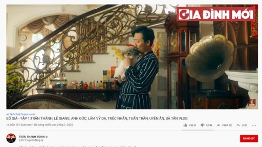 'Bố Già' Trấn Thành lên TOP 1 thịnh hành Youtube với 14 triệu lượt xem sau 3 ngày