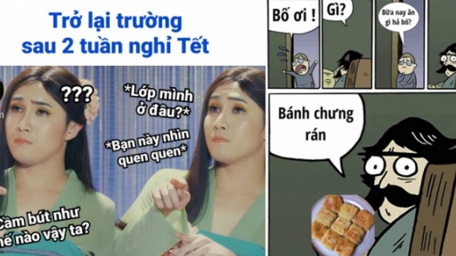 Hài hước loạt ảnh chế về những 'hậu họa' khi hết Tết