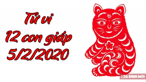 Tử vi 12 con giáp hôm nay 5/2/2020: Tuổi Sửu tình duyên gian nan, tuổi Mão nhiều tin vui