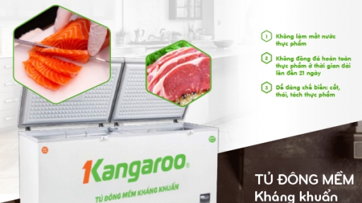 Công nghệ tiên tiến trên tủ đông mềm Kangaroo