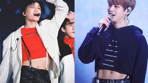 Nam thần Kpop đọ sắc với áo croptop: Kai (EXO) khoe eo 'đỉnh của chóp', Jin sexy ná thở