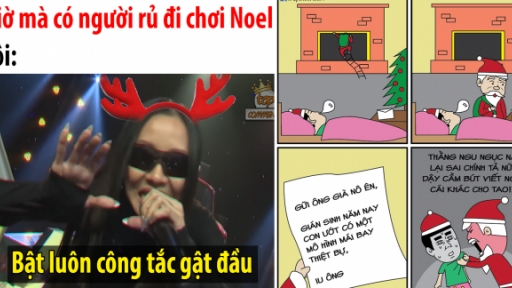 Loạt ảnh chế Giáng sinh hài hước: Ông Già Noel bắt lỗi chính tả, người chơi Noel hệ ở nhà