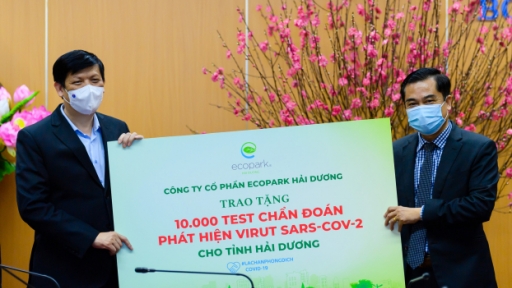 Ecopark dừng quảng cáo sự kiện Tết, ủng hộ tỉnh Hải Dương hàng tỷ đồng chống COVID-19