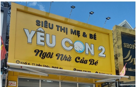 Shop Yêu Con 2 - Thiên đường mua sắm cho mẹ và bé tại Diễn Châu, Nghệ An.