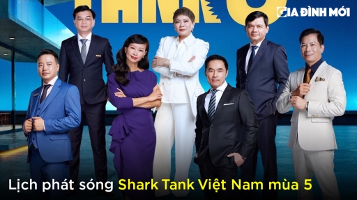 Lịch phát sóng Shark Tank Việt Nam - Thương Vụ Bạc Tỷ mùa 5