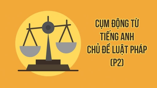 Học tiếng Anh: Cụm động từ về chủ đề luật pháp (phần 2)