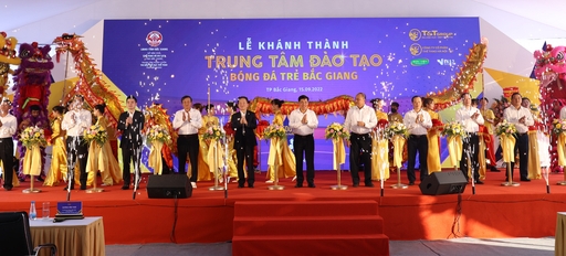 HANOI FC khánh thành trung tâm đào tạo bóng đá trẻ tại tỉnh Bắc Giang