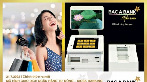 Bắc Á Bank chính thức ra mắt mô hình giao dịch ngân hàng tự động Kiosk Banking tại Hà Nội