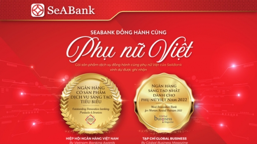 SeABank nhận giải thưởng  Ngân hàng sáng tạo nhất dành cho phụ nữ Việt Nam 2022