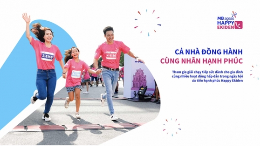 Chạy bộ dành riêng cho các gia đình: Happy Ekiden 2022 - Đồng hành là hạnh phúc