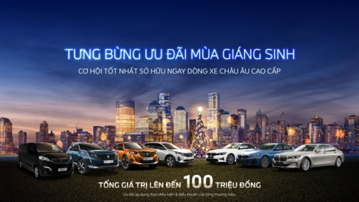 Mừng Giáng sinh, THACO AUTO tưng bừng ưu đãi cho các xe thương hiệu châu Âu