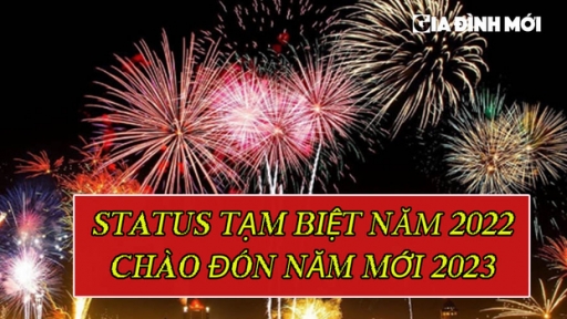 Status tạm biệt năm 2022, chào đón năm mới 2023 hay và độc đáo nhất