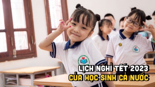 Lịch nghỉ Tết Nguyên đán 2023 của học sinh 63 tỉnh, thành trên cả nước