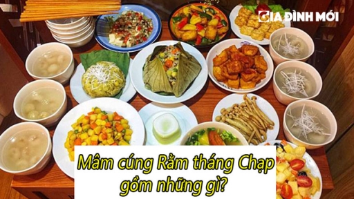 Mâm cỗ cúng rằm tháng Chạp gồm những gì?