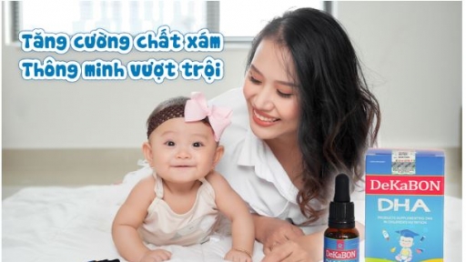 DeKaBON DHA - Bí quyết vượt trội phát triển trí tuệ và thị lực cho bé