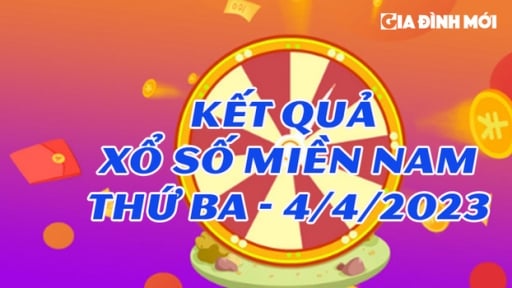 SXMN 4/4/2023 - Xổ số miền Nam  - ket qua xo so mien nam hom nay