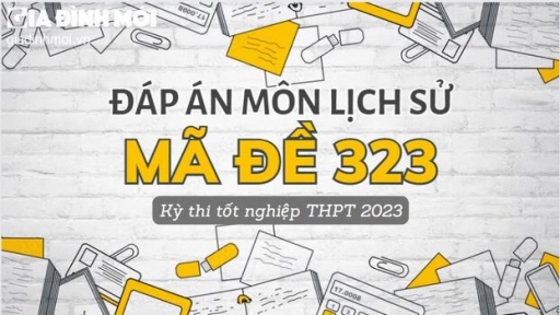 Đáp án môn Lịch sử mã đề 323 tốt nghiệp THPT 2023 chính xác nhất