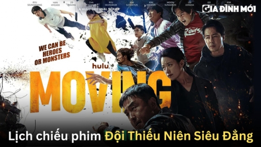 Lịch chiếu phim Moving (Đội Thiếu Niên Siêu Đẳng) trên Disney+, Hulu