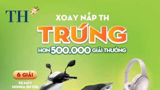 Cơ hội trúng xe máy Honda SH và hơn 500.000 giải thưởng khi mua đồ uống TH