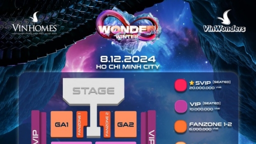 Siêu nhạc hội 8WONDER Winter 2024 công bố giá vé, mở bán từ 14/10