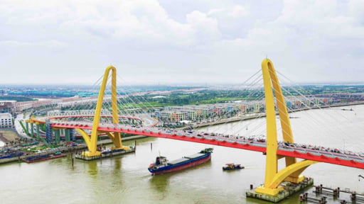 Vingroup thông xe cầu Hoàng Gia - Biểu tượng phát triển mới phía Đông Bắc thành phố Hải Phòng