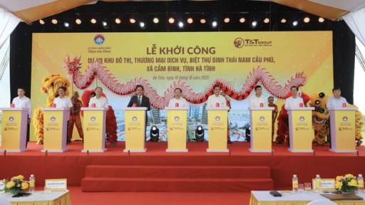 T&T Group khởi công khu đô thị sinh thái kiểu mẫu đầu tiên ở phía Nam Hà Tĩnh