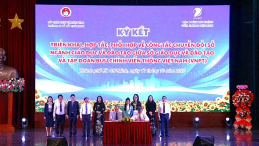 TP Hồ Chí Minh: Sở Giáo dục & Đào tạo và VNPT Thành phố hợp tác về chuyển đổi số