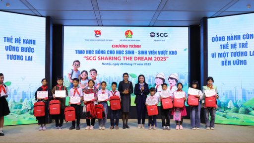 Trao tặng 150 suất học bổng SCG Sharing the Dream 2025 cho các học sinh, sinh viên khuyết tật xuất sắc