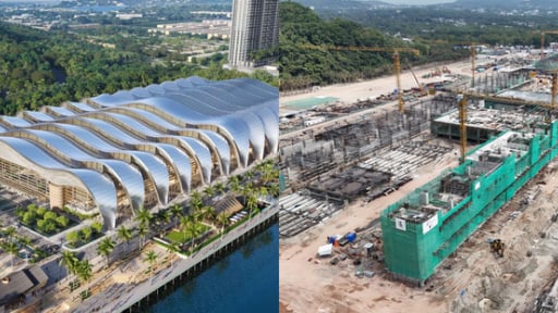 Trung tâm hội nghị APEC tại Phú Quốc được xây dựng với 'tốc độ ánh sáng'