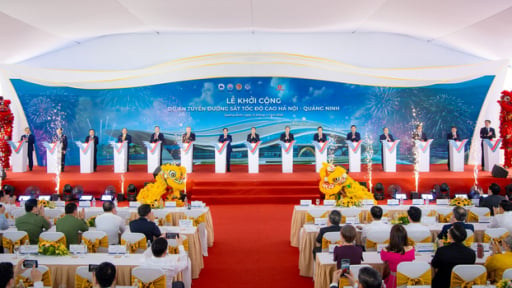 Vingroup khởi công dự án dường sắt tốc độ cao Hà Nội - Quảng Ninh