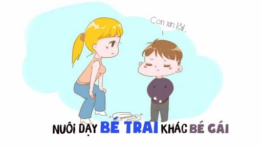 Nuôi dạy con trai vất vả hơn con gái như thế nào?