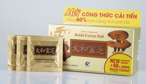 Viên hoàn Reishi Extract Ball và β-Glucan Ball quảng cáo gây hiểu nhầm như thuốc