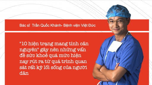 Thói quen ăn quá nhiều, lười thể dục, không khám sức khỏe... đang huỷ hoại người Việt