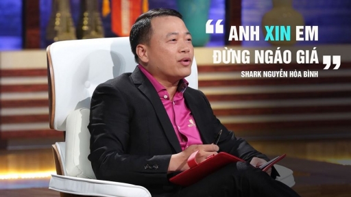 Shark Nguyễn Hòa Bình nói gì về startup 'ngáo giá' trong Shark Tank tập 6?