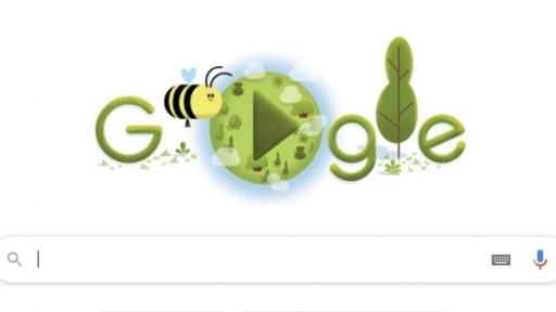 Ngày Trái đất 2020: Google Doodle chọn loài ong là biểu tượng