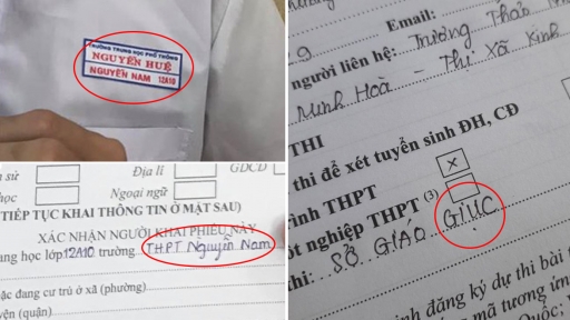 Khó đỡ những lỗi sai không thể ngốc nghếch hơn khi điền phiếu đăng ký dự thi của học sinh