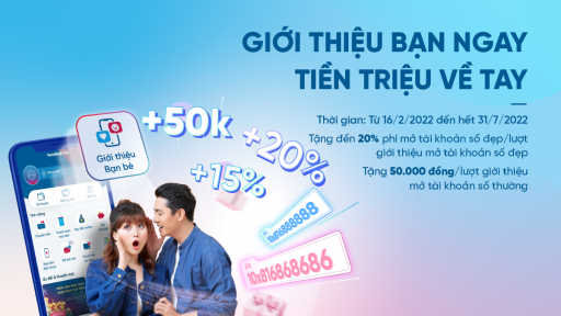 Nhận tiền thưởng không giới hạn từ 'Giới thiệu bạn ngay - Tiền triệu về tay' của VietinBank