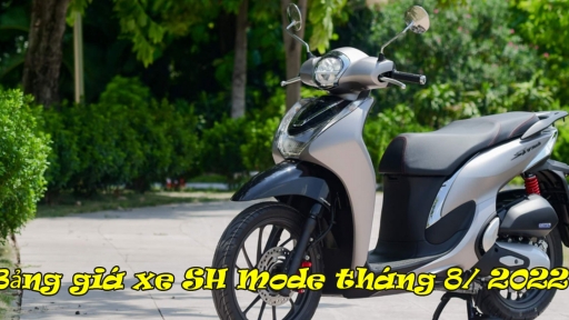 Bảng giá xe SH Mode mới nhất tháng 8/2022