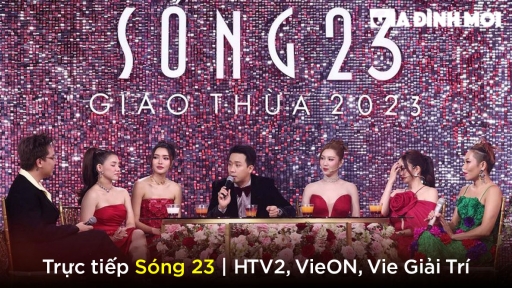 Trực tiếp Sóng 23 giao thừa Xuân Quý Mão 2023 trên HTV2, VieON, Vie Giải trí