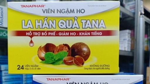 Cảnh báo Viên ngậm ho La Hán Quả Tana quảng cáo sai phép