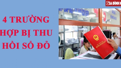 Cầm trong tay Sổ đỏ nhưng đừng nghĩ là vĩnh viễn, 1 trong 4 trường hợp dưới đây sẽ bị thu hồi Sổ đỏ năm 2023