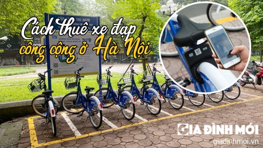 Cách thuê xe đạp công cộng ở Hà Nội, thuê ở đâu, giá bao nhiêu?