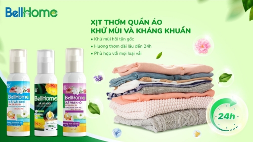 Xả vải khô Bell Home mang hương nước hoa từ Đức về Việt Nam