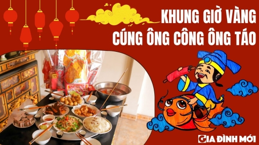 Giờ đẹp cúng ông Công ông Táo và bao sái bàn thờ đón tết Giáp Thìn