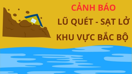 Cảnh báo lũ quét, sạt lở đất, sụt lún tại các tỉnh thuộc khu vực bắc bộ