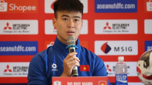 Duy Mạnh: Tuyển Việt Nam chưa nghĩ tới trận chung kết AFF Cup