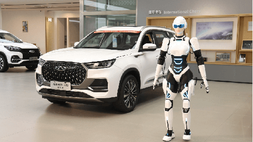 Robot bán xe hơi, hướng dẫn tận tình như người thật
